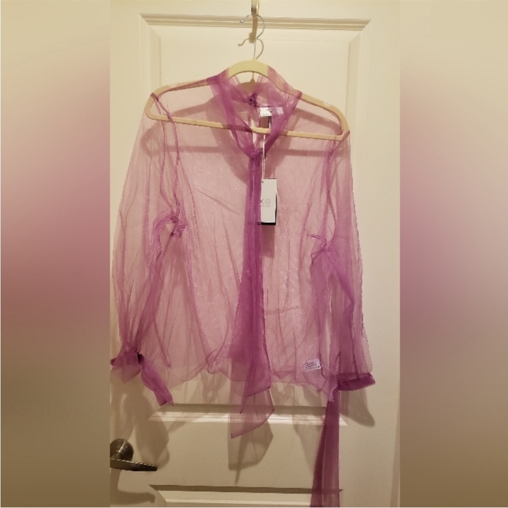 Rodarte for Target Sheer Pink Blouse